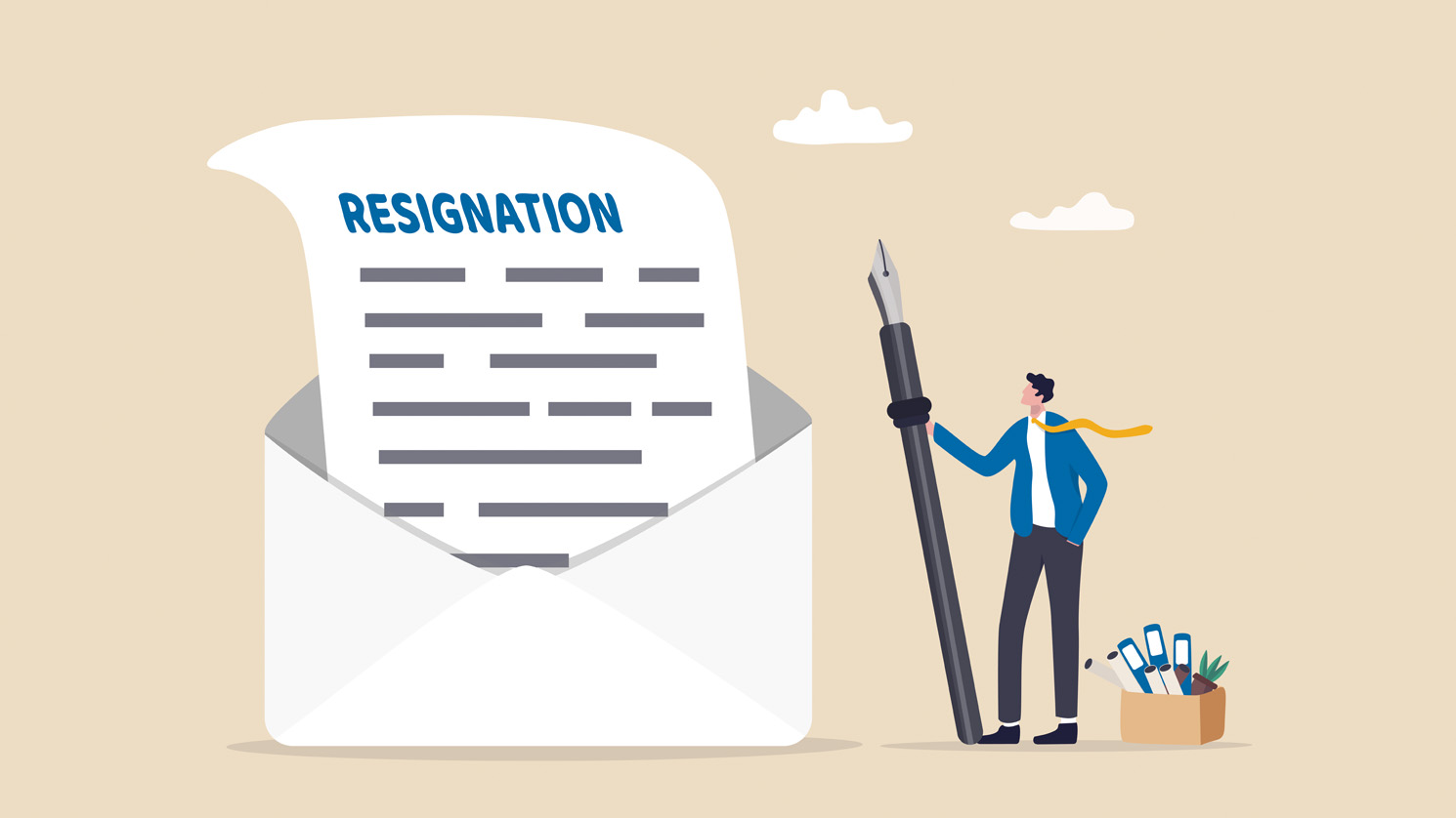 resignation letter template australia