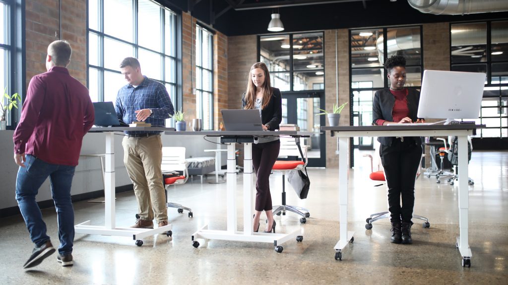 ask for standing desk at work