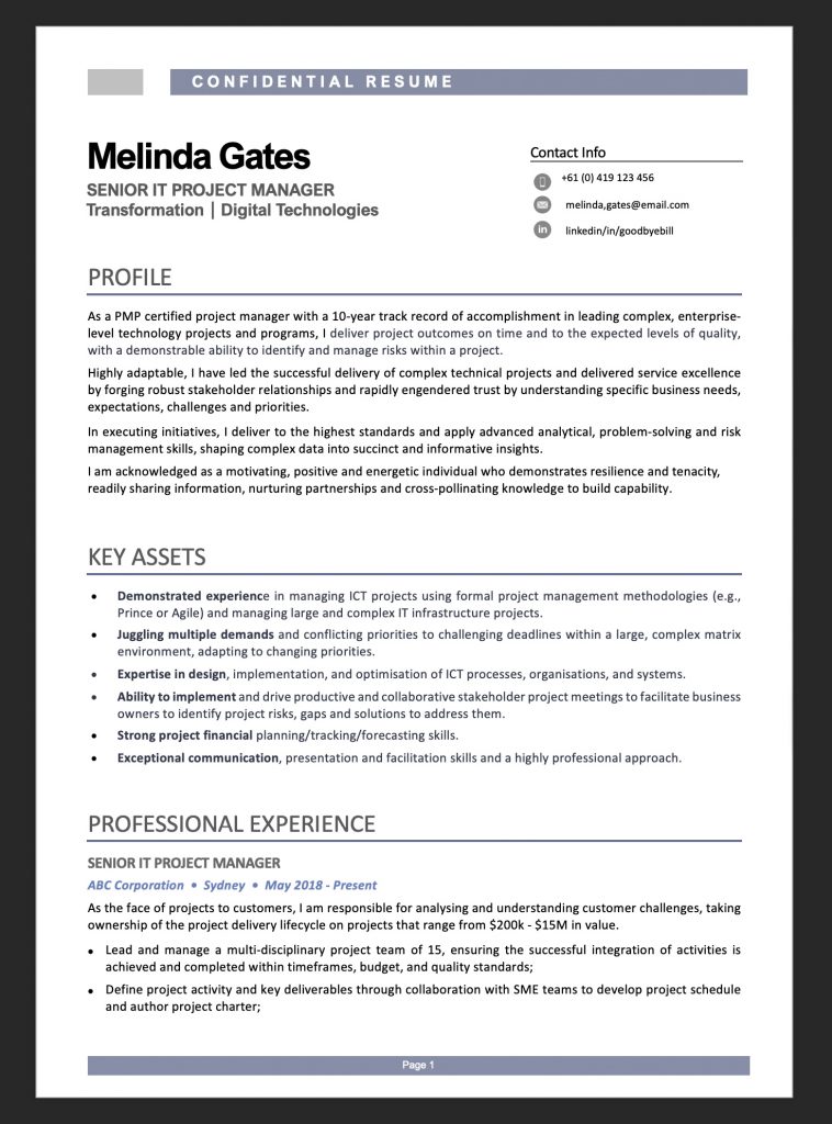 Australian Lawyer Resume Example & Writing Guide LaptrinhX / News