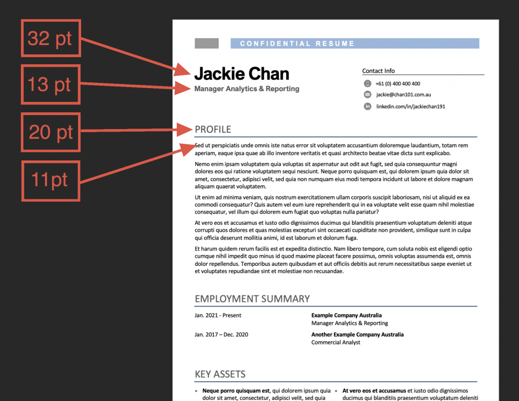 Is a 10-Point Font Too Small For An Australian Resume? | LaptrinhX / News