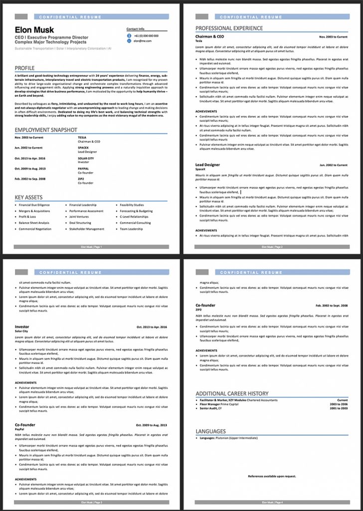 resume tips australia