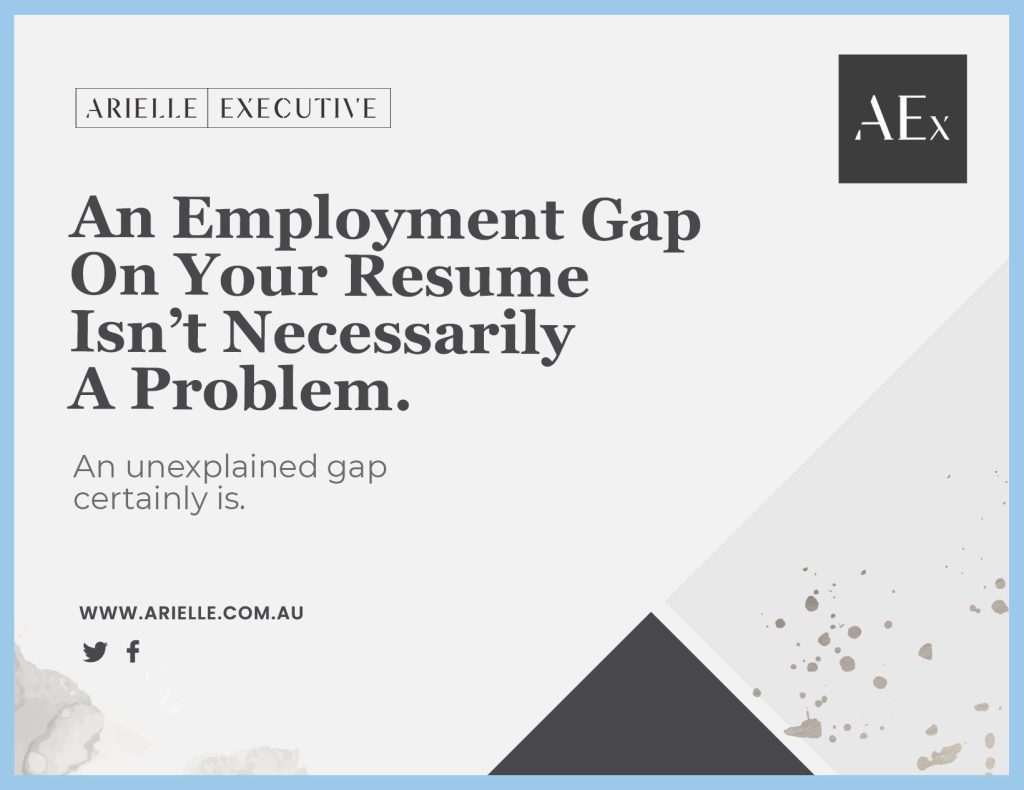 employment gaps on resume